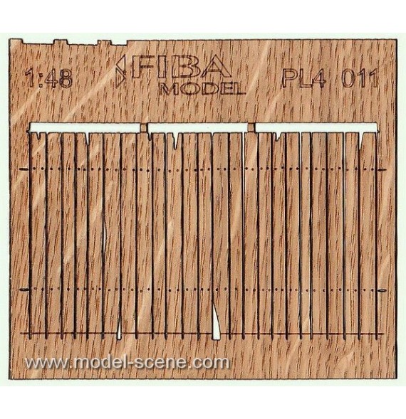 Prkenná ohrada – vylámaná