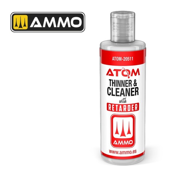 ATOM Thinner and Cleaner with Retarder 60 mL
