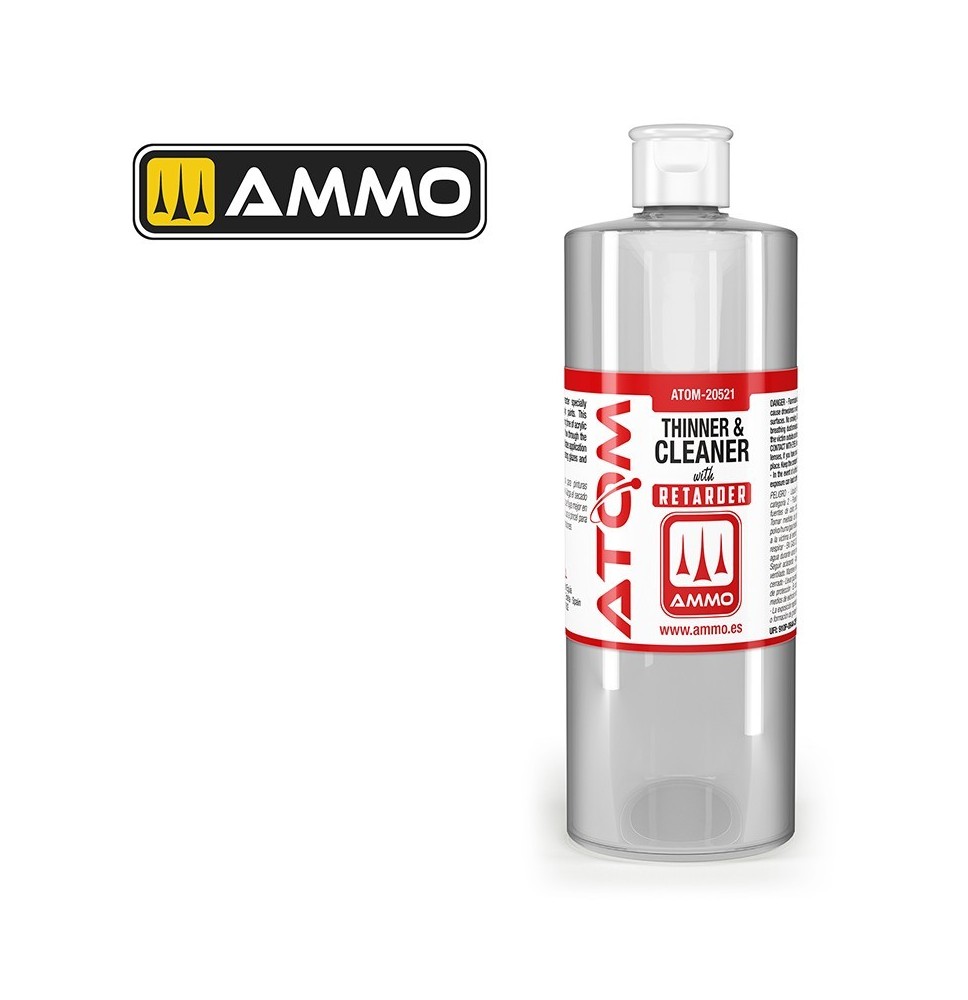 ATOM Thinner and Cleaner with Retarder 400 mL