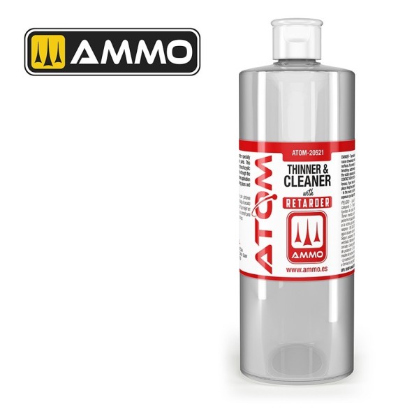 ATOM Thinner and Cleaner with Retarder 400 mL