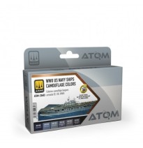 ATOM WWII US Navy Ships Camouflage colors Set