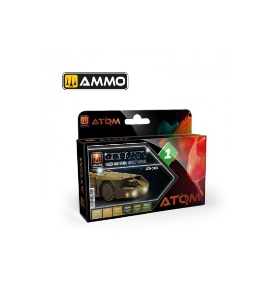 ATOM Gravity Set 1 - Green and Sand