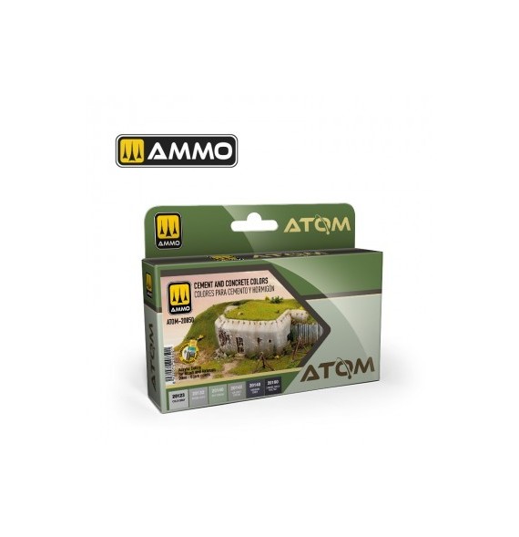 ATOM Cement and Concrete Colors Set / ATOM Set de colores para Cemento y Hormigón