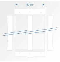 Modul rovný 90 cm – čela E96 a E96