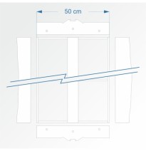 Modul rovný 90 cm – čela E96 a E96