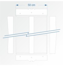 Modul rovný 90 cm – čela E96 a F96