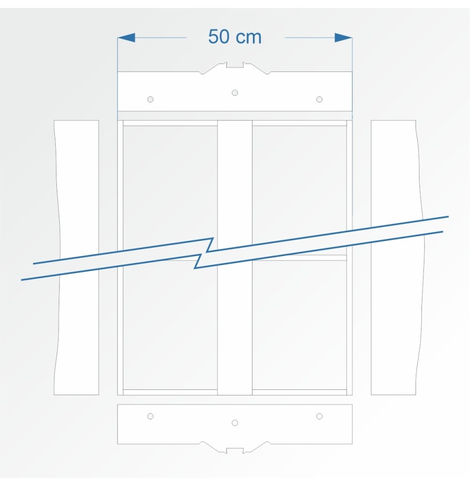 Modul rovný 120 cm – čela E96 a E96