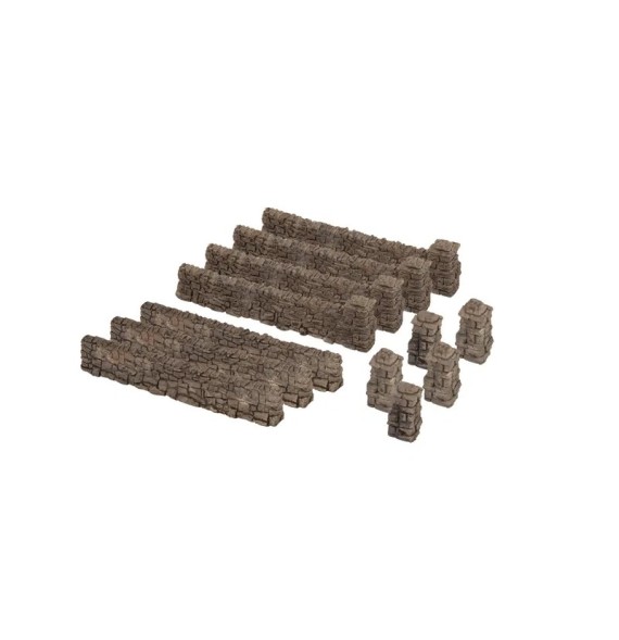 Zeď z lomového kamene