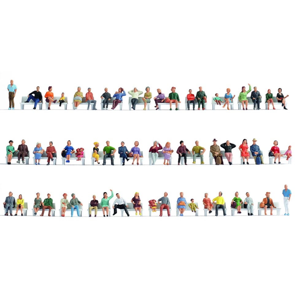 Mega-Spar-Set sedící figurky