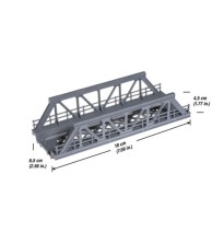Ocelový most s dolní mostovkou
