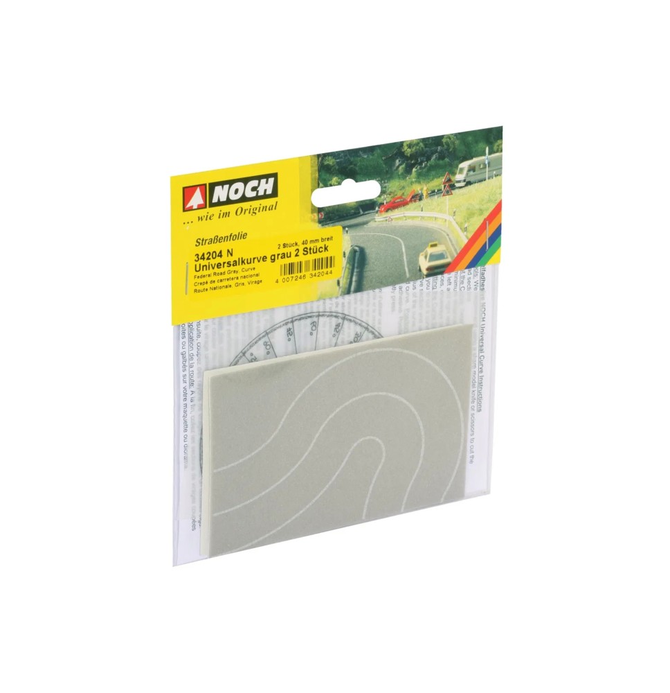 Asfaltová silnice – šedá – zatáčky