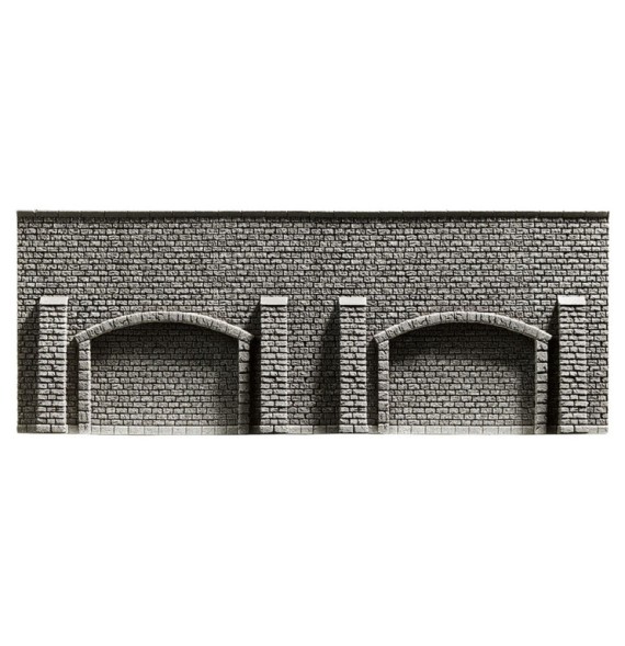 Arkádová kamenná zeď