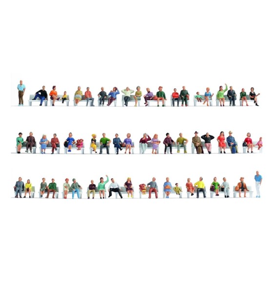 Mega-Spar-Set sedící figurky