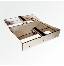 Modul rovný 60 cm – řeka s mostem – čela F96 a F96