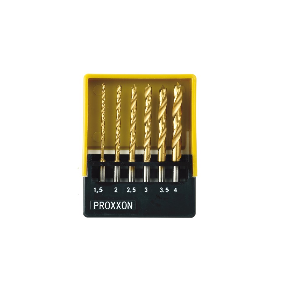 Sada vrtáčků HSS s vystředěnou špičkou