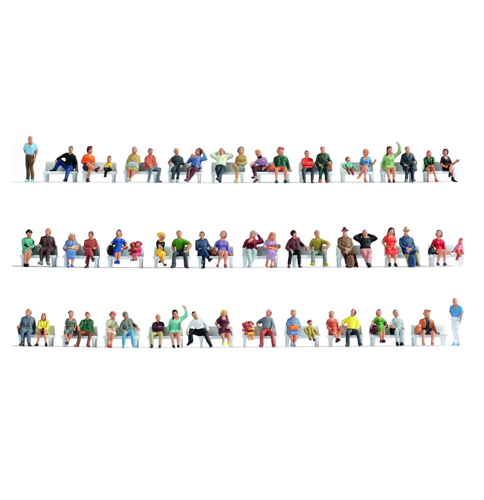 Mega-Spar-Set sedící figurky