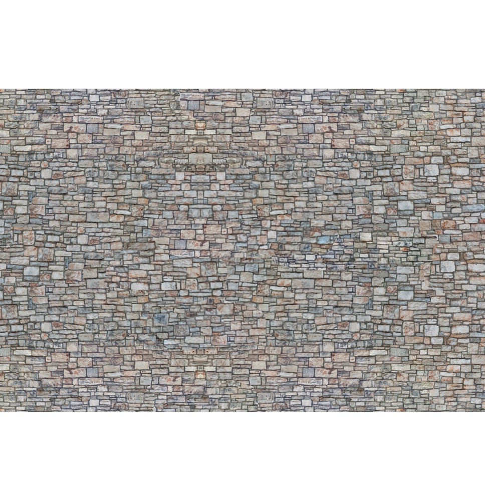 3D-Kartonplatte - lomový kámen