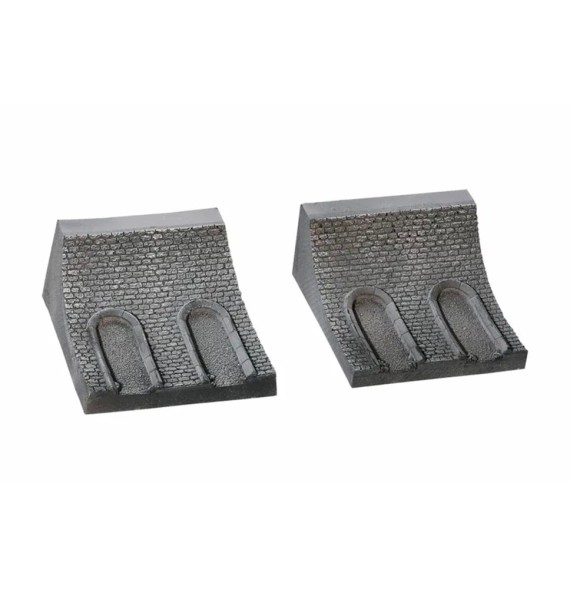 Tunelová kamenná stěna