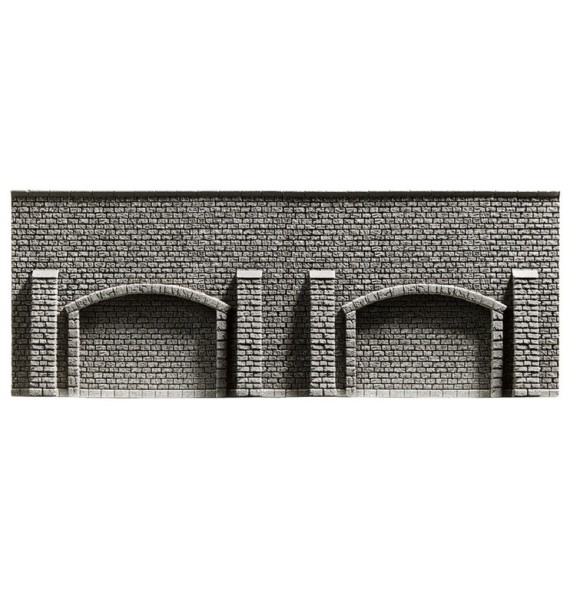 Arkádová kamenná zeď