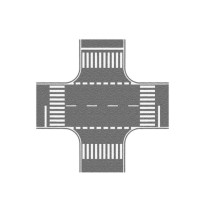 Křižovatka – šedá