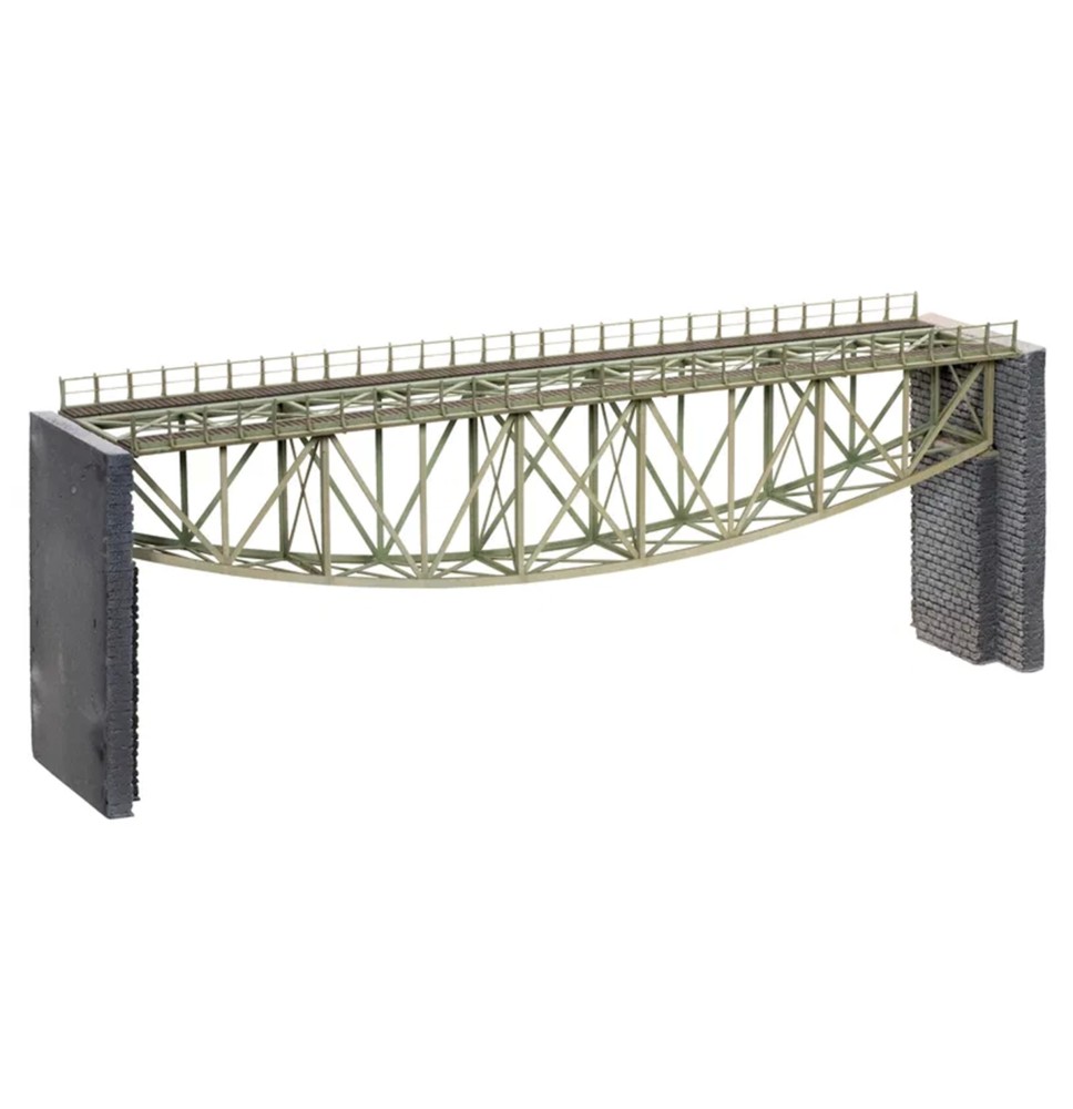 Ocelový most s horní mostovkou