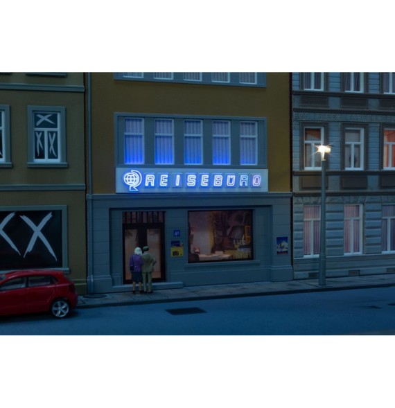 LED neon "Reisebüro"