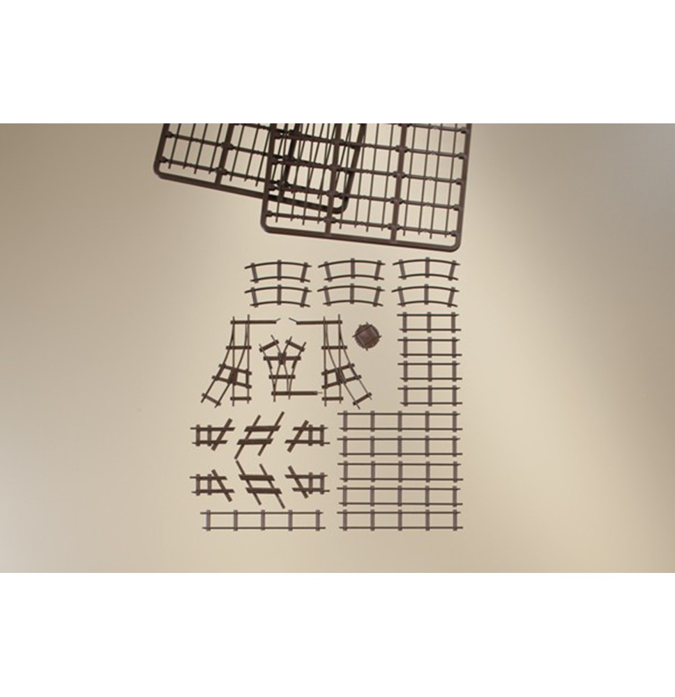 Polní drážka – kolejnice