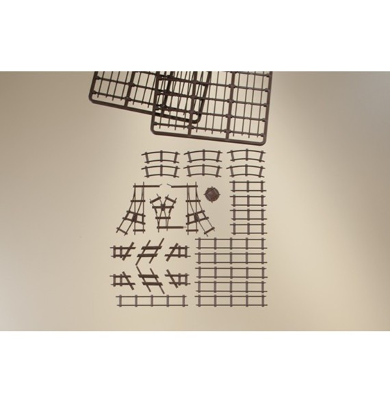 Polní drážka – kolejnice