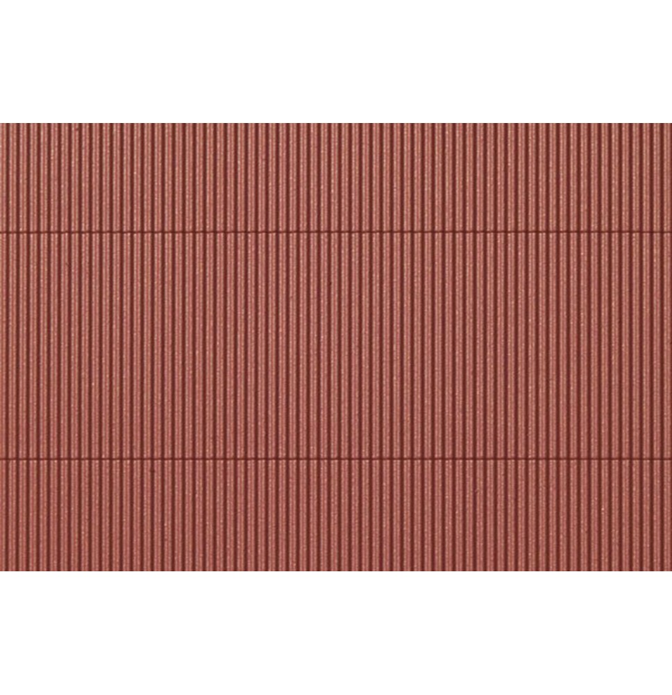 Vlnitý plech – červený