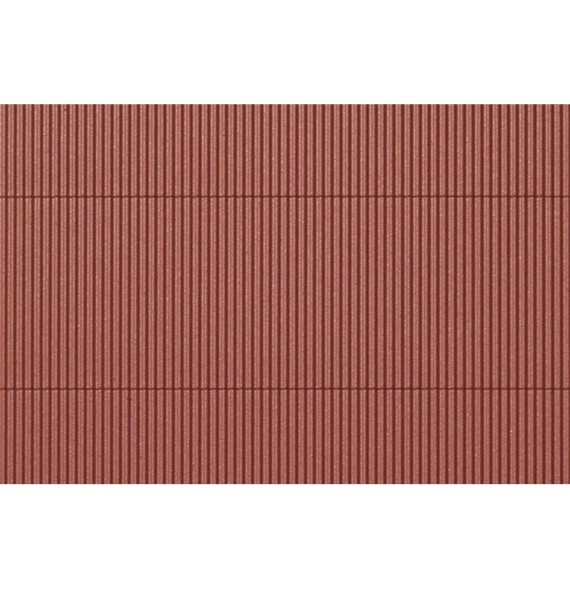 Vlnitý plech – červený