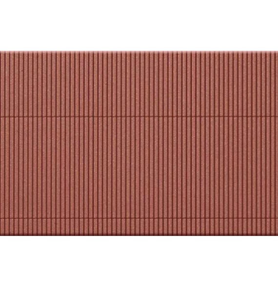 Vlnitý plech – červený