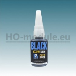 Black Slow Dry Cyanoacrylate