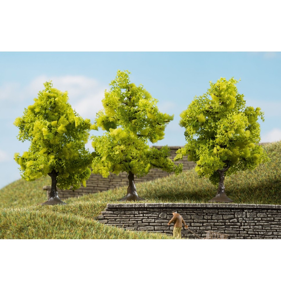 Listnaté stromy světle zelené 70 mm