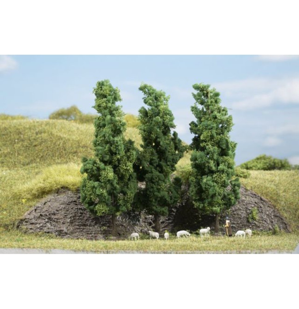 Listnaté stromy tmavě zelené 150 mm