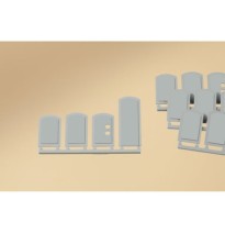 Zaslepená okna – bílá