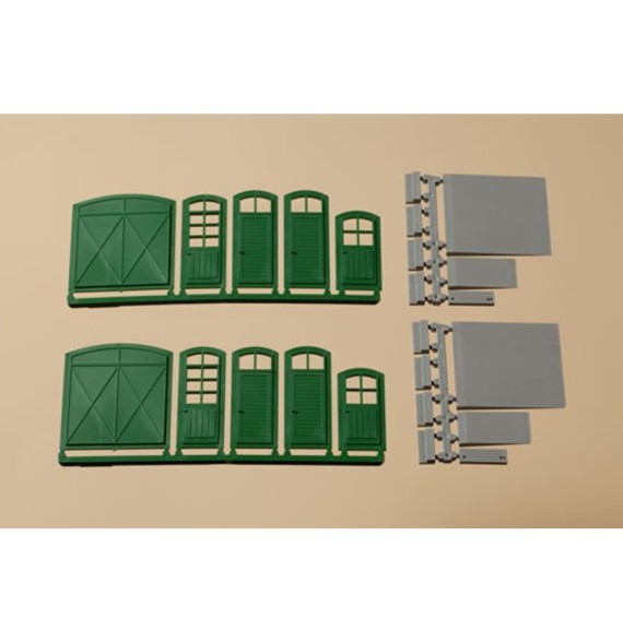 Brány a dveře - zelené