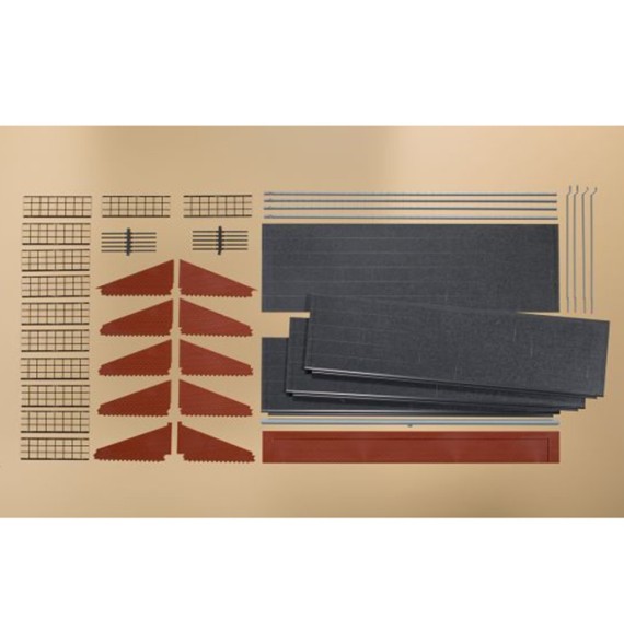 Přístřešek - červený