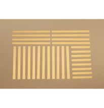 Štíty a rohové sloupy – žluté