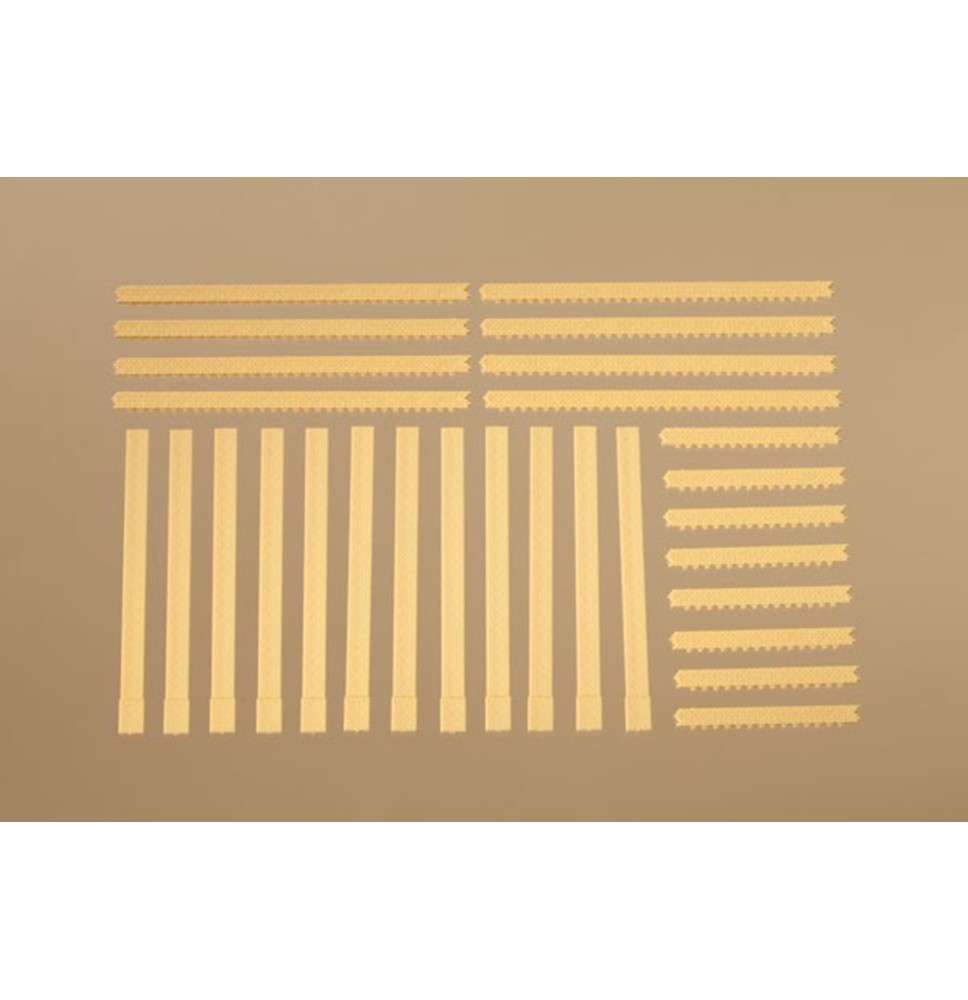 Štíty a rohové sloupy – žluté