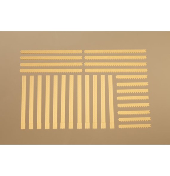 Štíty a rohové sloupy – žluté