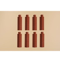 Rohové sloupy - červené