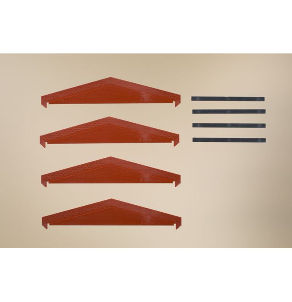 Protipožární zeď - červená