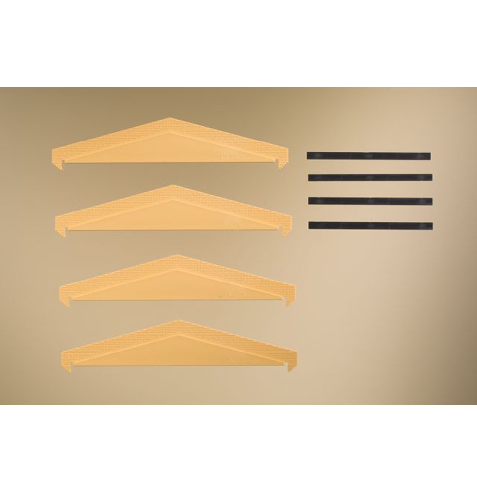 Protipožární zeď – žlutá