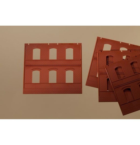 Stěny 2324B červené