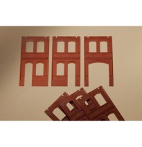 Stěny 2322B a 2322C a 2323C červené