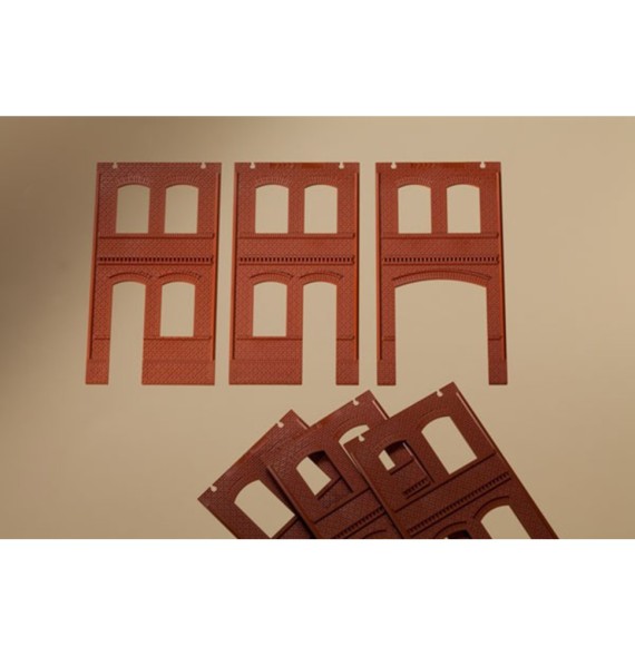 Stěny 2322B a 2322C a 2323C červené