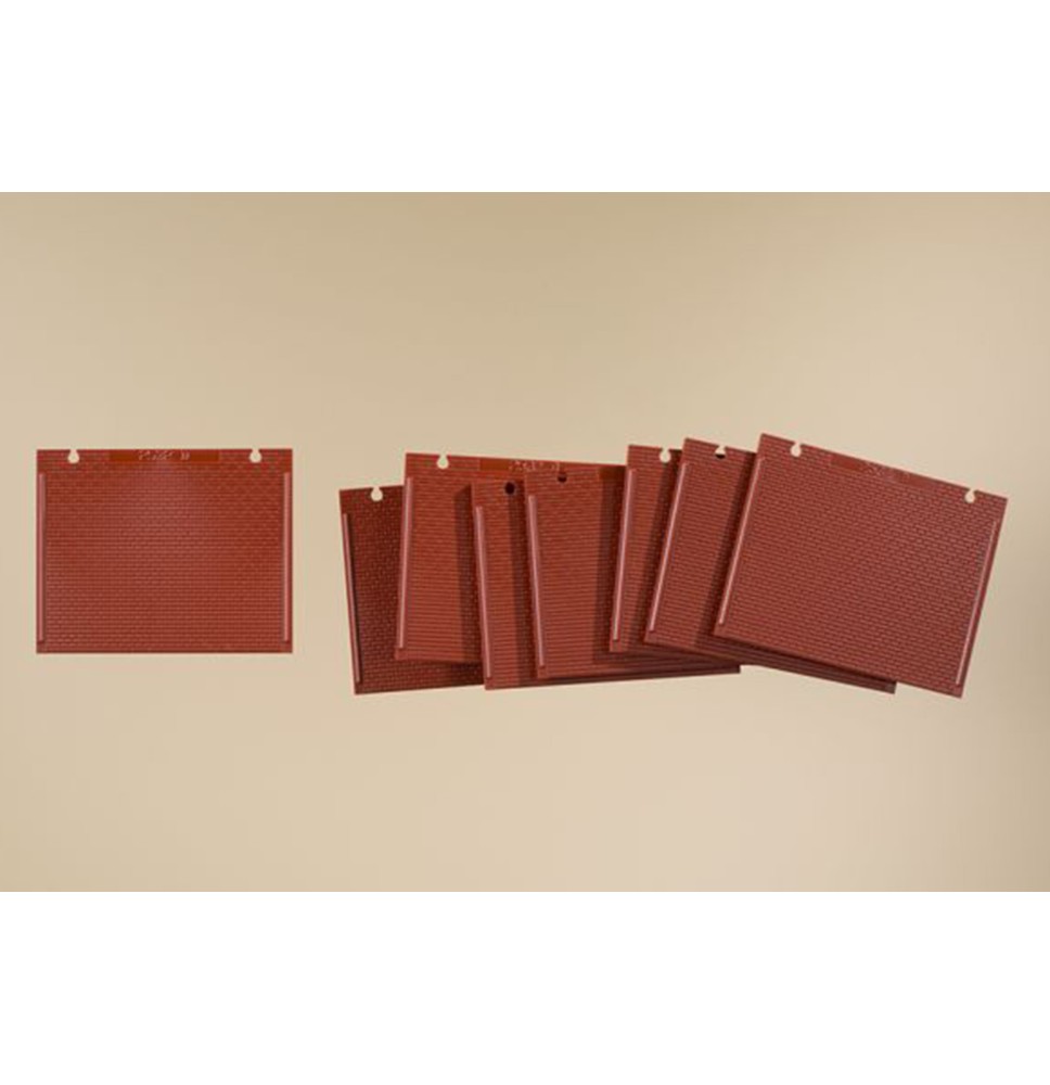 Stěny 2532D červené