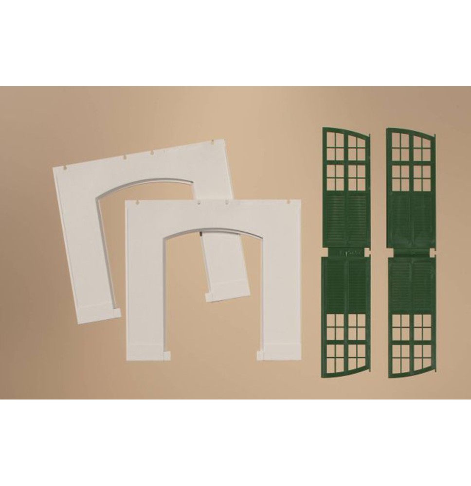 Stěny 2326C omítnutá s vraty