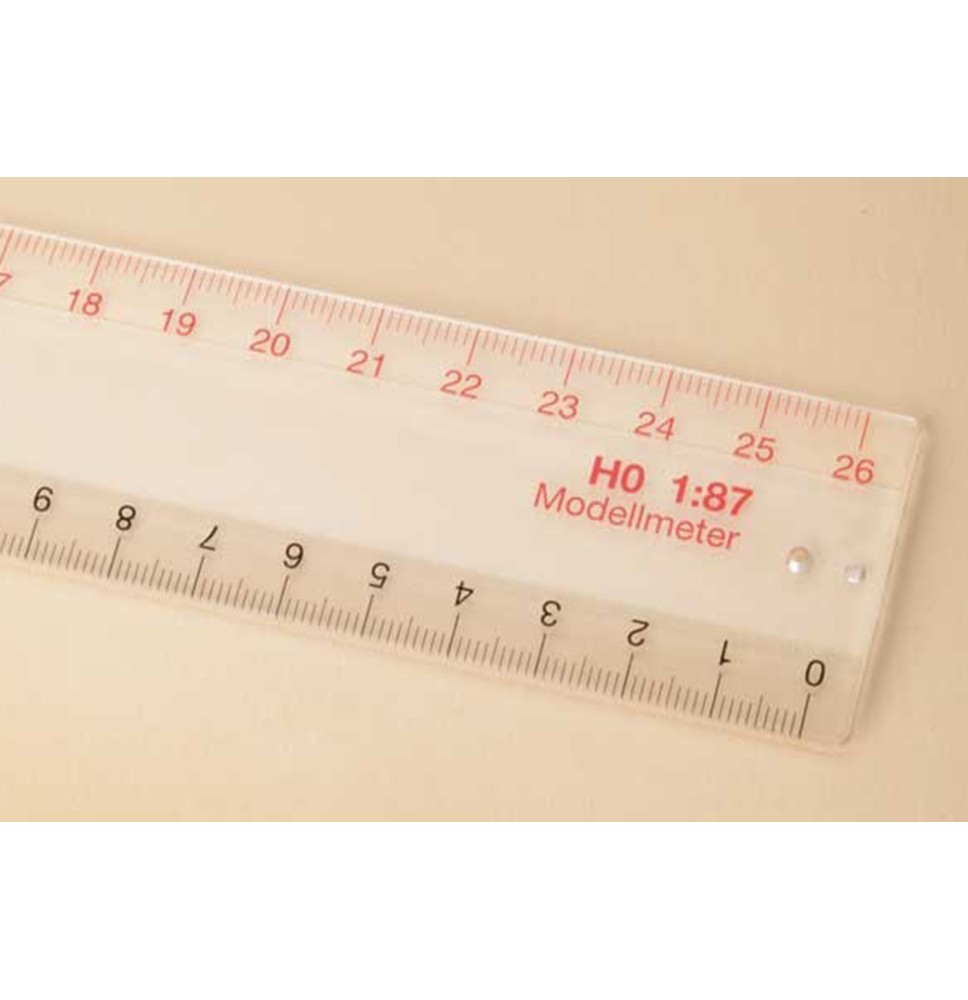 Měřítkové pravítko H0