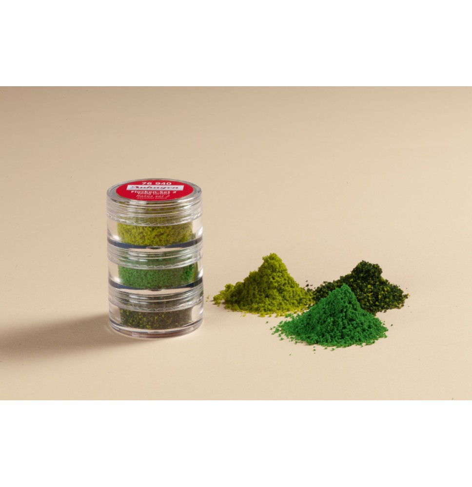 Pěnový posyp – zelená sada